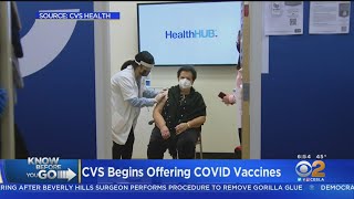 CVS Pharmacies Begin Offering COVID Vaccinations In Calif. Friday