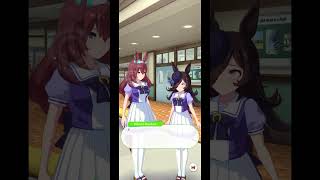 Rice Shower gets Scared by a Bug #umamusume #riceshower