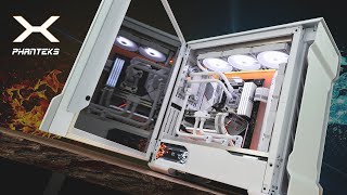 FIRE AND ICE! - Modding the new MATTE WHITE Phanteks Evolv X