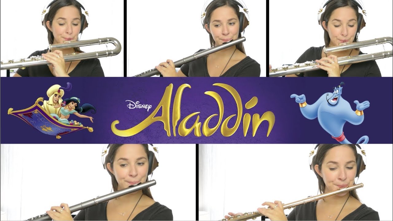 Aladdin A Whole New World Flute Cover Youtube