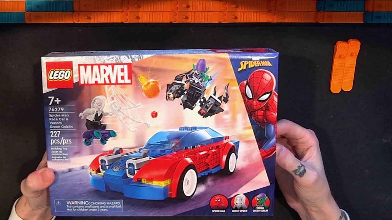 Spider-Man Race Car & Venom Green Goblin 76279, Spider-Man