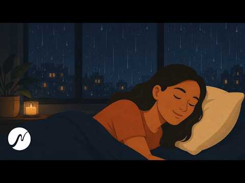 🌙 Can’t Sleep? 396 Hz + 1 Hz Delta for Deep Sleep + Rain Sounds (8 Hours)