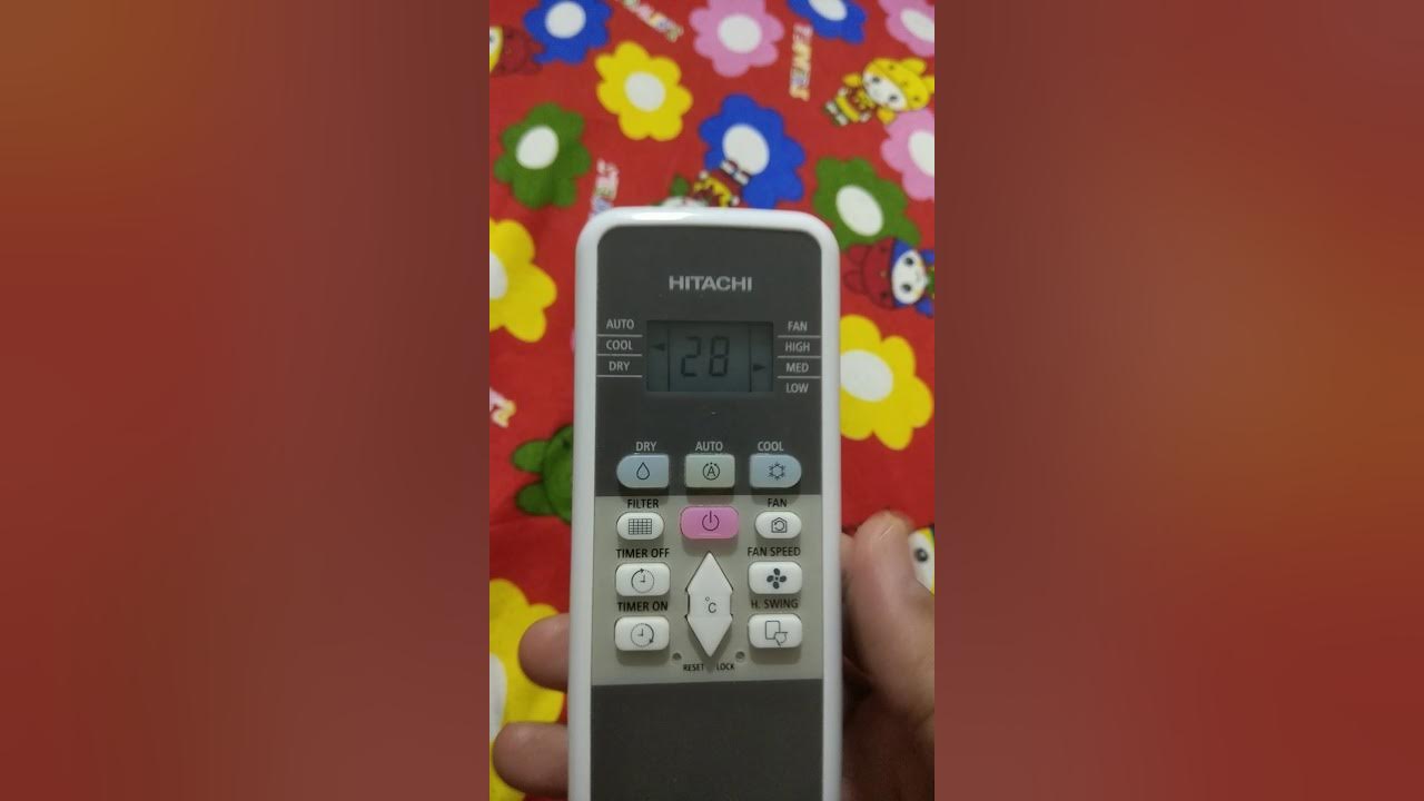 set timer in hitachi inverter ac YouTube