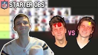 Tiermaker's N1 Supervillain Bullies Your QB1 | NFL Starter QB Tier List