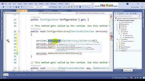 دوره آموزش دات نت کور ASP.NET Core 3.1 , 5 آشنایی با مفهوم تزریق وابستگی DependencyInjection بخش دوم