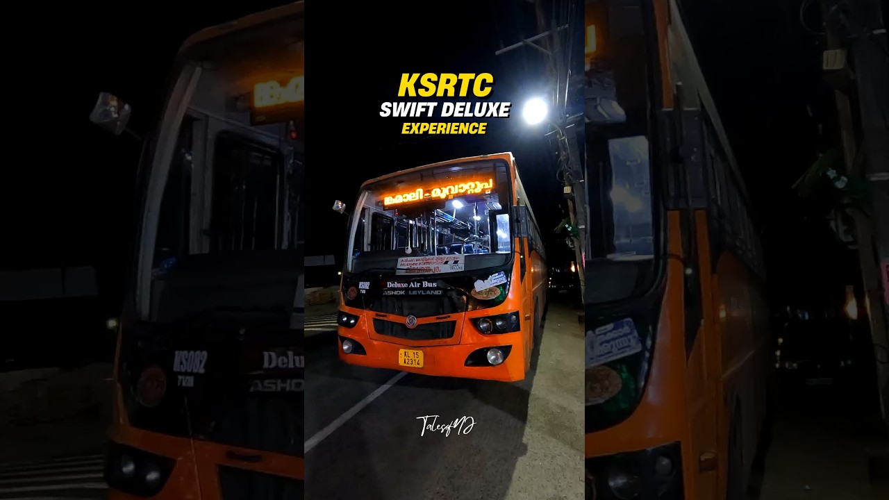 KSRTC Swift Deluxe Experience 🐘