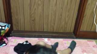 凌志 パンツをはく  2013.01