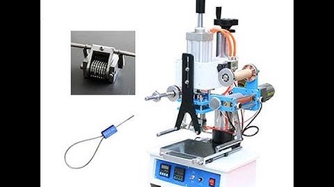Manual Hot Stamping Machine for Seriel Number, Manual Automatic Code Foil Stamping Machine