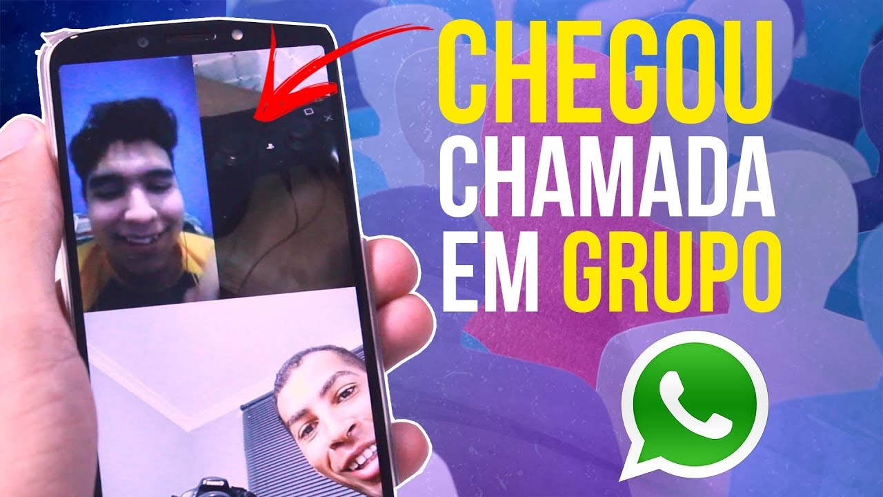 NOVIDADE! CHAMADA DE VIDEO COM 4 PESSOAS NO WHATSAPP - YouTube