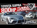 We Turned the Toyota Supra Into a 800hp Beast!! Drag Races GT2RS & GT3RS! Who will win??