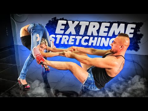 Extreme Stretching with Partner. Contortion routines. Backbending and Oversplits | FlexShow