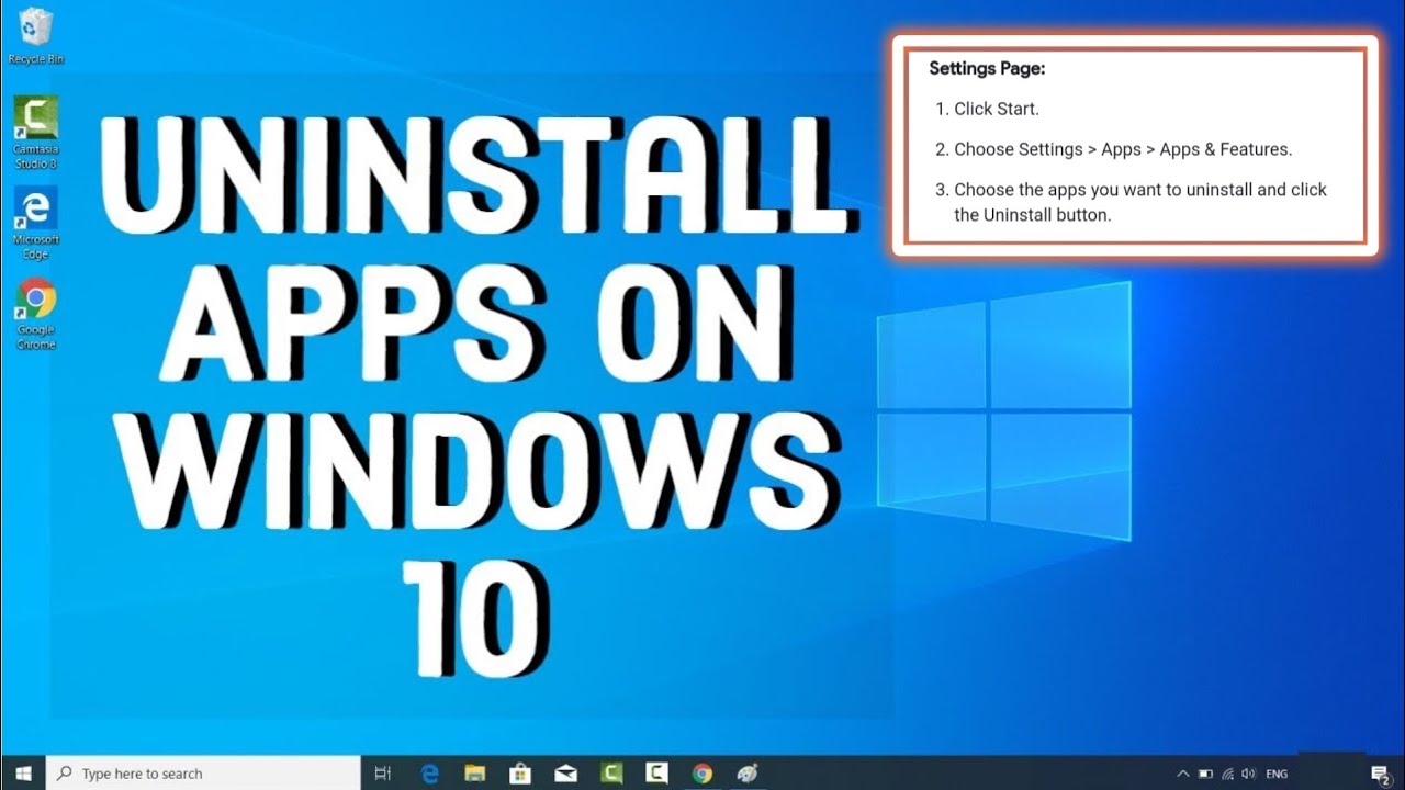 How to uninstall Apps on windows 10 // Uninstall apps from laptop 💻# ...