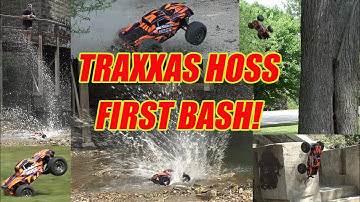 Traxxas Hoss Monster Truck First Bash!
