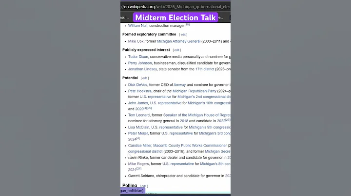 Who Trump May Endorse in Michigan’s Governor Race! #shorts