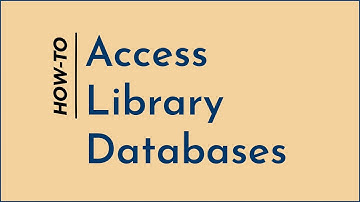 How to Access Library Databases (Lone Star College)