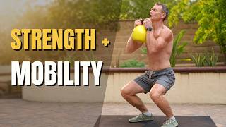 23-Minute Kettlebell + Bodyweight Workout | Follow Along
