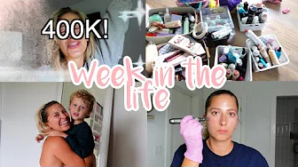 WEEK IN THE LIFE VLOG! WE HIT 400K! Canning, Beekeeping, Decluttering, Microneedling, & More!