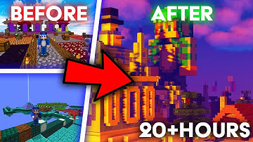 Transforming My ENTIRE HYPIXEL SKYBLOCK ISLAND