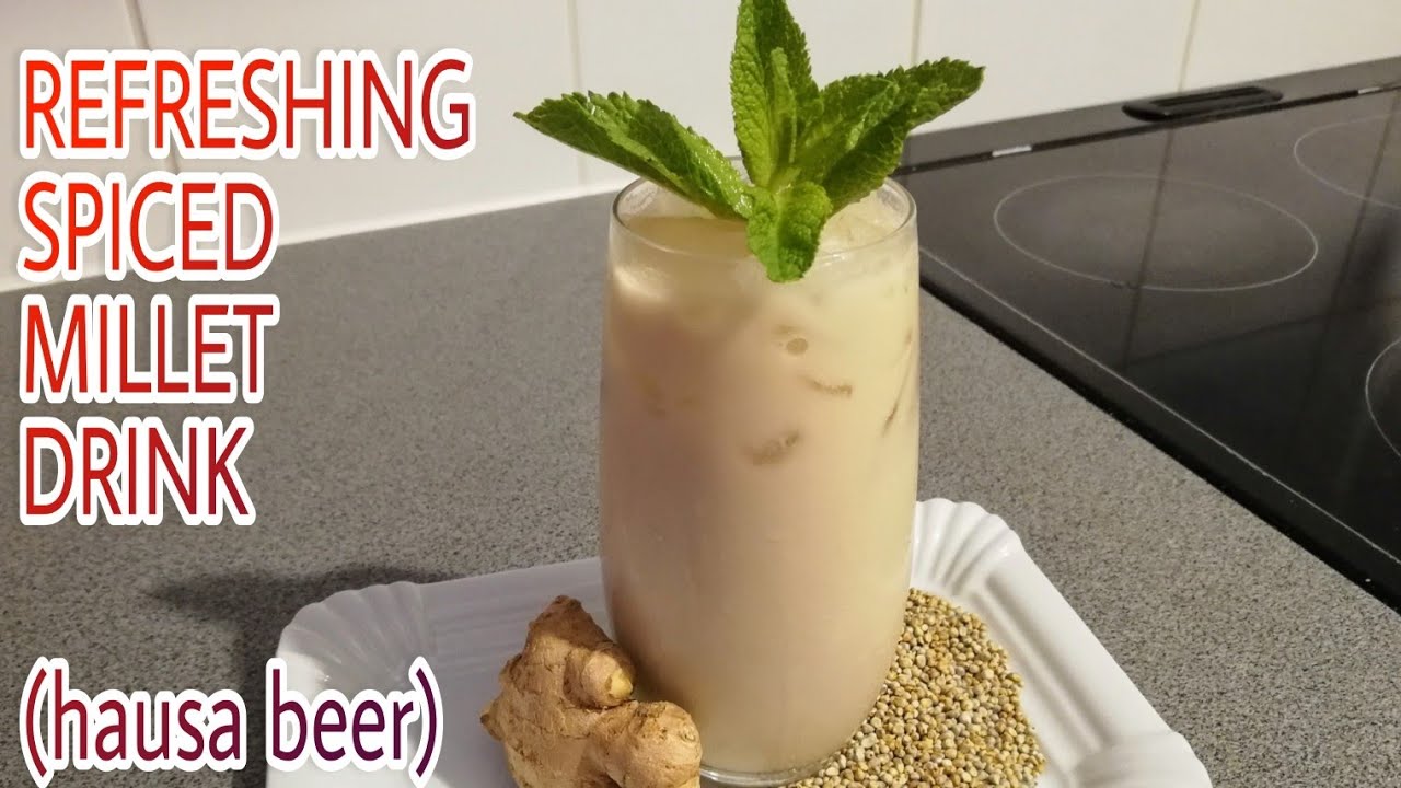 HOW TO MAKE SPICED MILLET DRINK HAUSA BIYA(BEER) .. EMUDRO.. LAMURGE