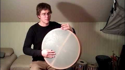 Frame Drum Lesson #2 dum ta ka applications hitthedrum.com