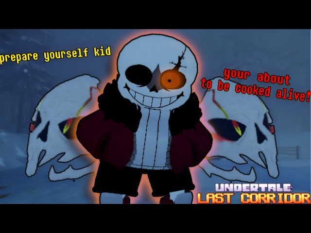 VERY FUN AND STRONG CHARACTER!!! Undertale: Last Corridor Reworked Hardtale  Sans Gameplay 