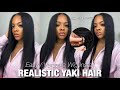 Game Changer🔥UPGRADED THE MOST NATURAL LOOKING YAKI WIG TUTORIAL! Fits EVERY Head Size! Nadula Hair