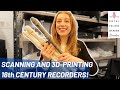 3d printing original 18th century recorders  team recorder