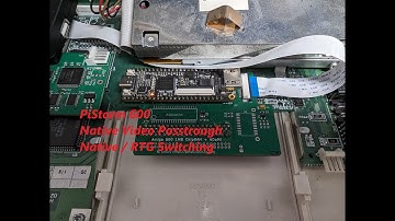 Test of PiStorm native video passtrough on A600