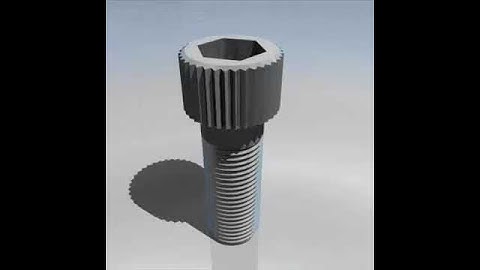 3D Model of Set Of Nuts And Bolts Review