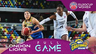 London Lions v Castors Braine | Full Basketball Game | EuroCup Women 2023