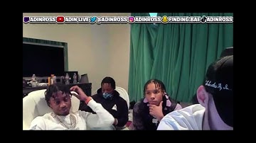 ADIN LIVE STREAM WITH LIL TJAY! PREVIEWS UNRELEASED SONG