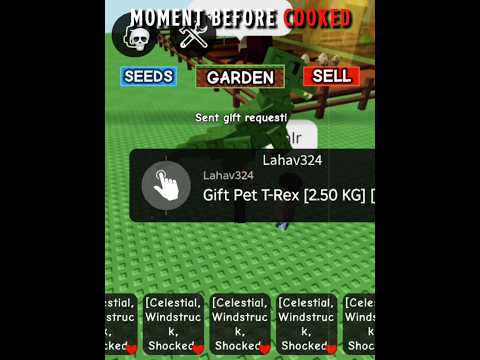 getting scammmed for my trex 💔🥀 #growagarden #roblox #roblox