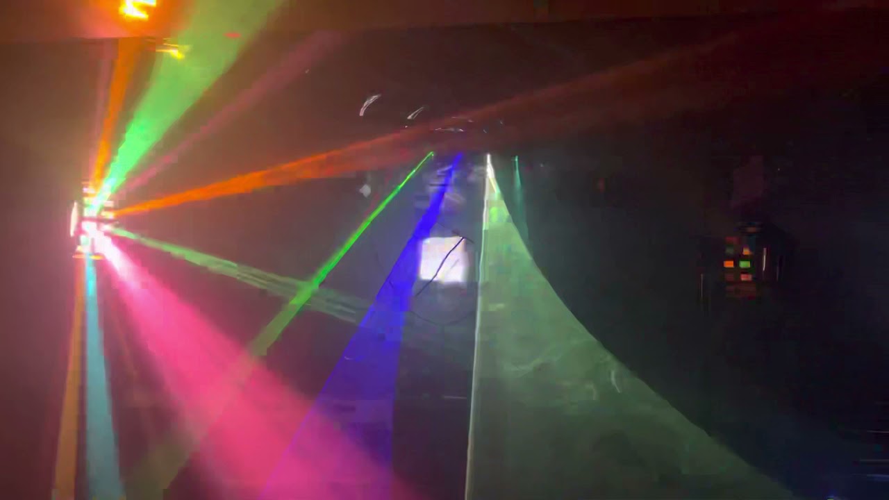 Laser Lights, U`King 5 Beam test YouTube