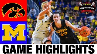 #4 Iowa vs Michigan Highlights | NCAA Women's Basketball | 2024 College Basketball