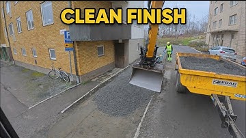 Satisfying Excavator Gravel Grading – Clean Operator Work FULL PROCESS | Liebherr 913 Tiltrotator