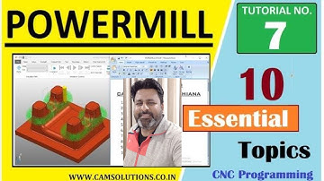 #Delcam #Powermill 2020 Hindi Tutorials|10 Essential Topics in Powermill cnc programming
