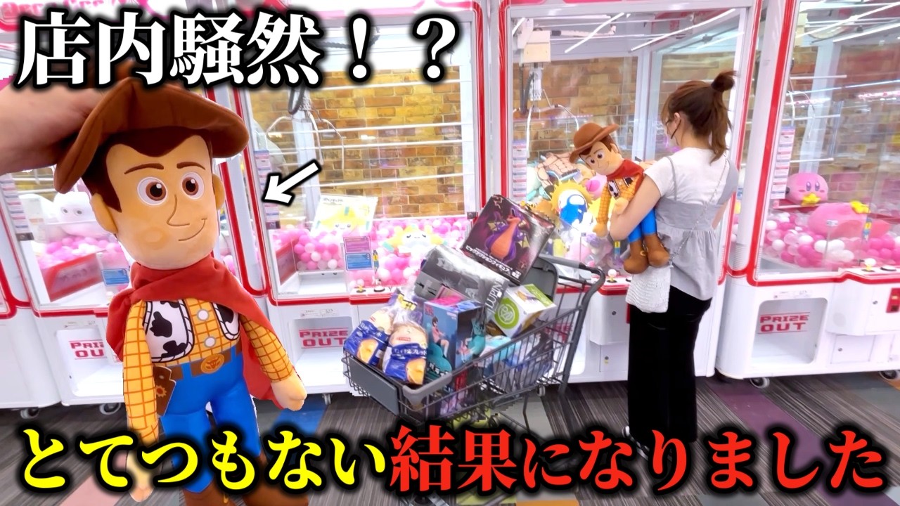 【クレーンゲーム】取れると噂の店舗で人気景品を狙ったら壮絶な結果になりました…【ufoキャッチャー】
