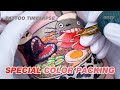 Color packing totoro ramen tattoo