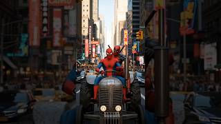 Epic Spider-Man vs Deadpool Battle | 16K 3D Cinematic Action Scene! 🕷️💥#fats #shorts #cinematic