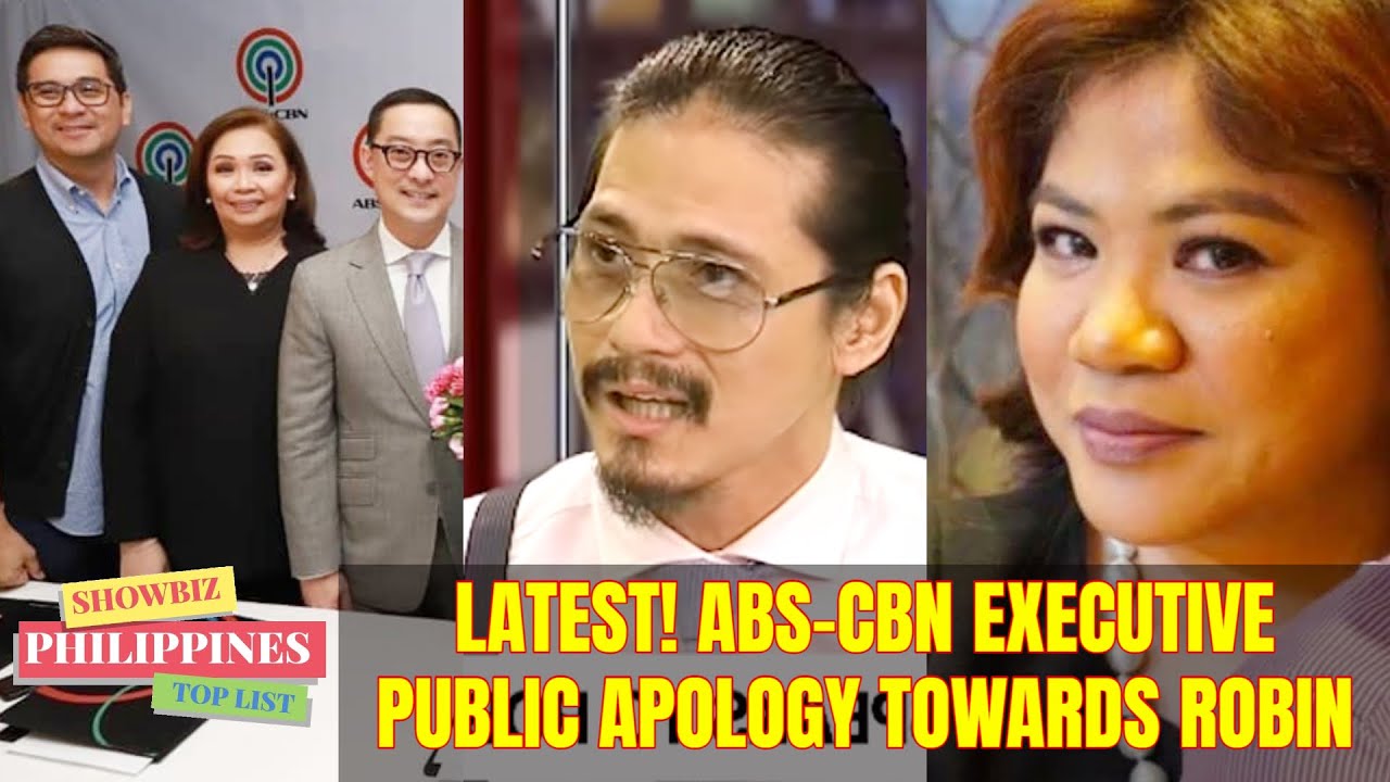 Latest! PUBLIC APOLOGY ng ABS CB Executive sa SAGUTAN nil ani Robin Padilla