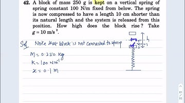 Q 42 HC Verma Solutions | Chapter 8: Work & Energy | Exercise Question