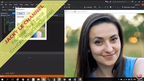 OpenCV Tutorial for Visual Studio 2015 - Tutorial 1 Create a project using OpenCV API