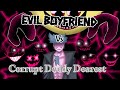 FRIDAY NIGHT FUNKIN' Evil Boyfriend vs Corrupted Daddy Dearest ♦️PARTE 1  (Animación/ Mei Cute OuO)