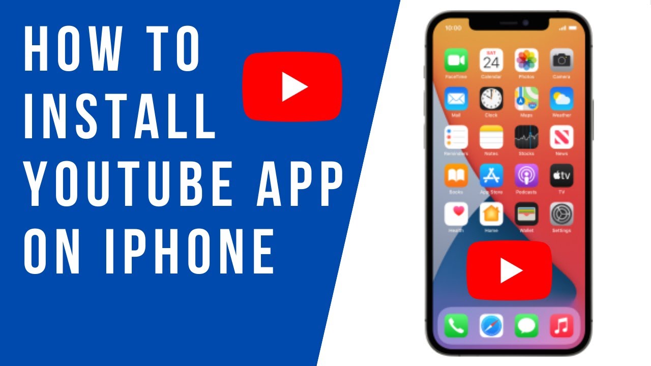 แอ พ โหลด ยู ทู ป ios  2022 Update  How to Install YouTube App on iPhone