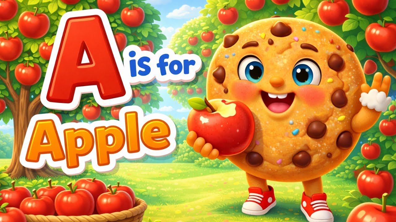A is for Apple 🍎 | Learn Alphabet A | ABC for Toddlers - YouTube