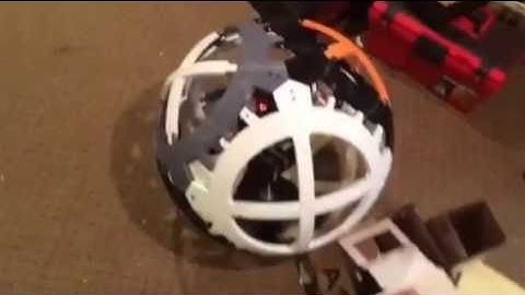 BB 8 Rollingrobots Pt 2b 15v drive test, main drive motors only, no active stabilization