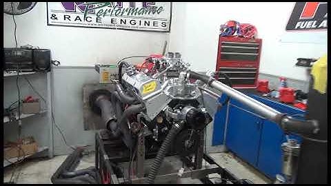 SBC 503HP 383 STROKER ENGINE DYNO RUN FOR BRIAN FASTOW BY WHITE PERFORMANCE AND MACHINE