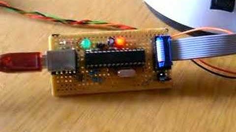 Programming the USB Tenki Circuit on a breadboard