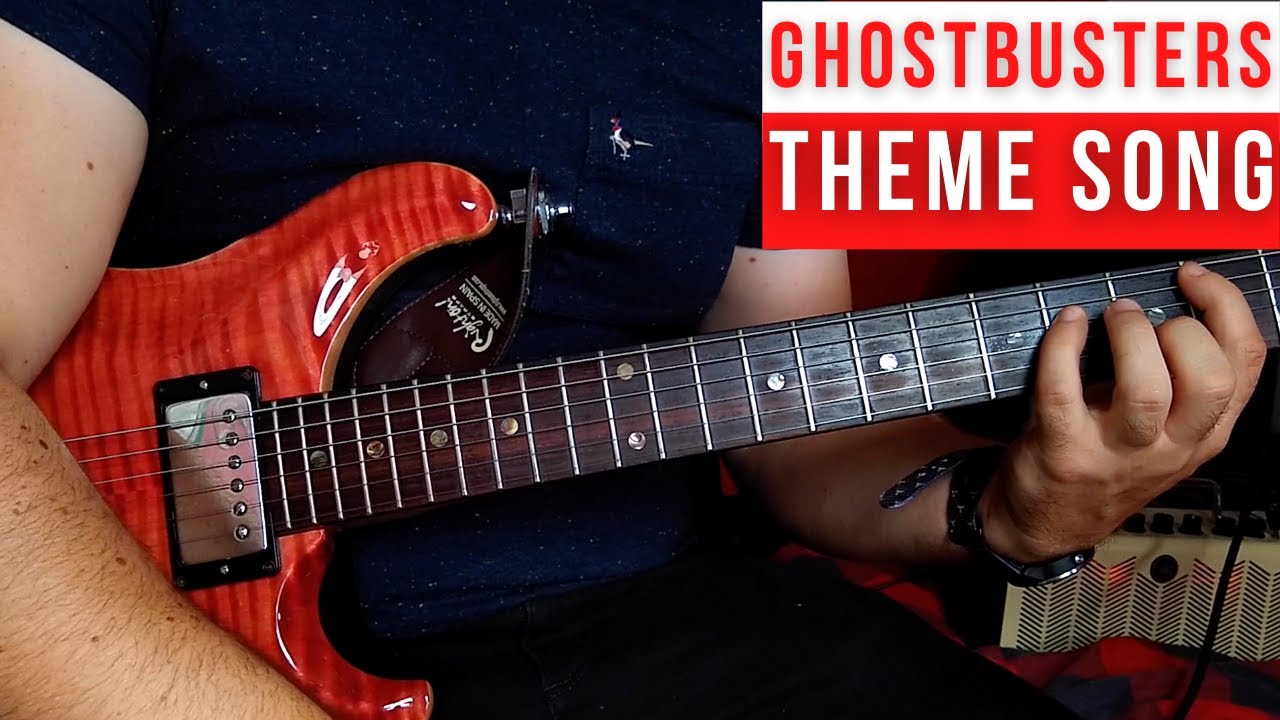 Ghostbusters Theme Guitar Lesson YouTube