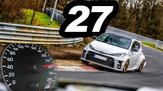 27 Overtakes in One Lap! GR YARIS on Drying Nürburgring Push to the Limit!